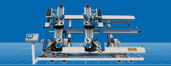 断桥铝门窗全自动四头数控组角机